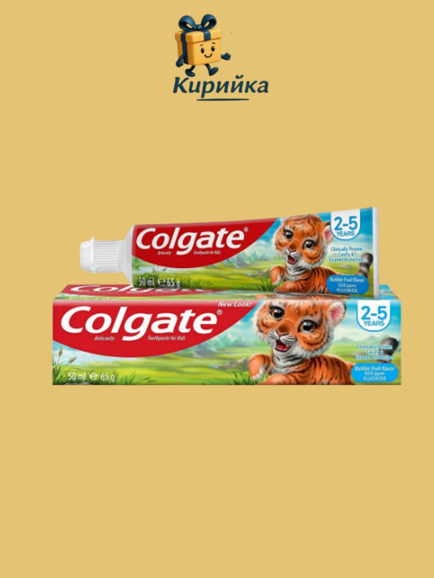 ПАСТА ЗА ЗЪБИ КОЛГЕЙТ ЗА ДЕЦА 2-5 ГОД БЪБЪЛ ФРУТ 50МЛ 50ml