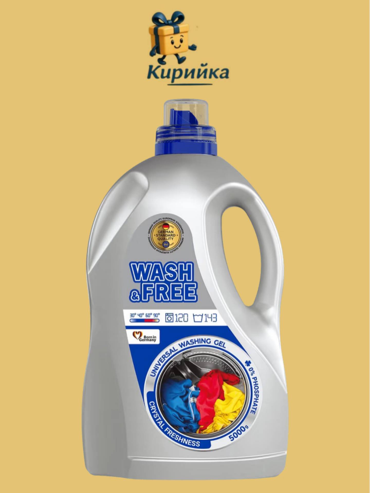 ПРО УОШ&ФРИЙ 5,00 ГЕЛ ОКЕАНСКИ БРИЗ 5l